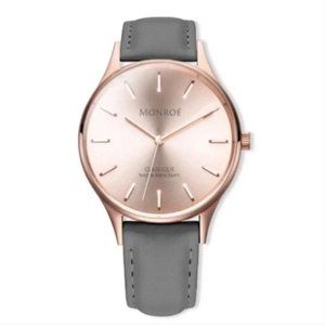 Monroe | Classique Rose Gold Leather Women’s Watch | SOLÉROSE
